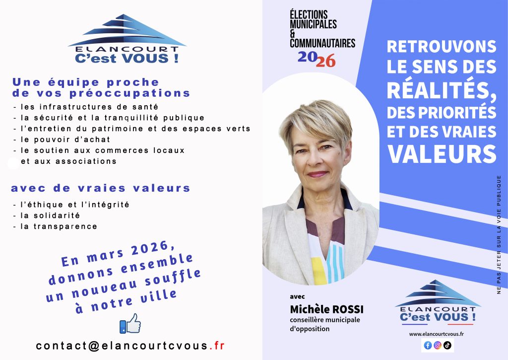 Flyer - Opération de terrain Elancourt, C'est Vous !